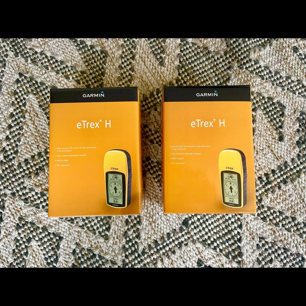 2- Garmin eTrex H GPS Receiver